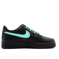 Custom Air Force 1 Low Blue Swoosh Black Free Font