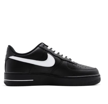 Custom Air Force 1 Low Black White Swoosh Free Font