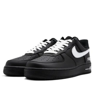 Custom Air Force 1 Low Black White Swoosh Free Font