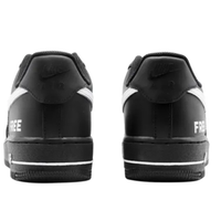 Custom Air Force 1 Low Black White Swoosh Free Font