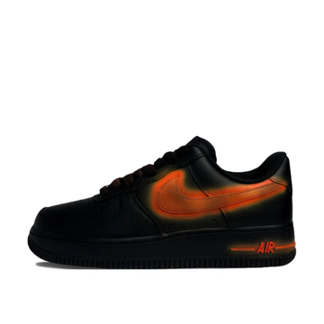 Custom Air Force 1 Low Black Orange Swoosh