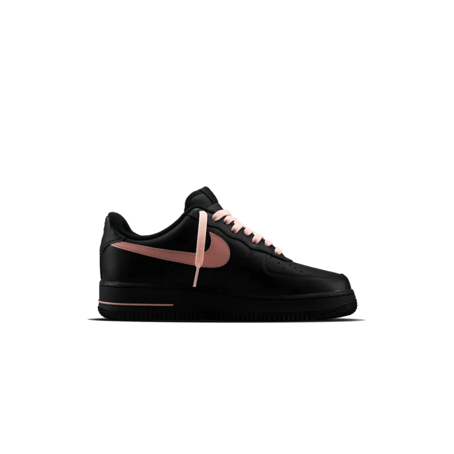 Custom Air Force 1 Low Pink Butterfly Swoosh