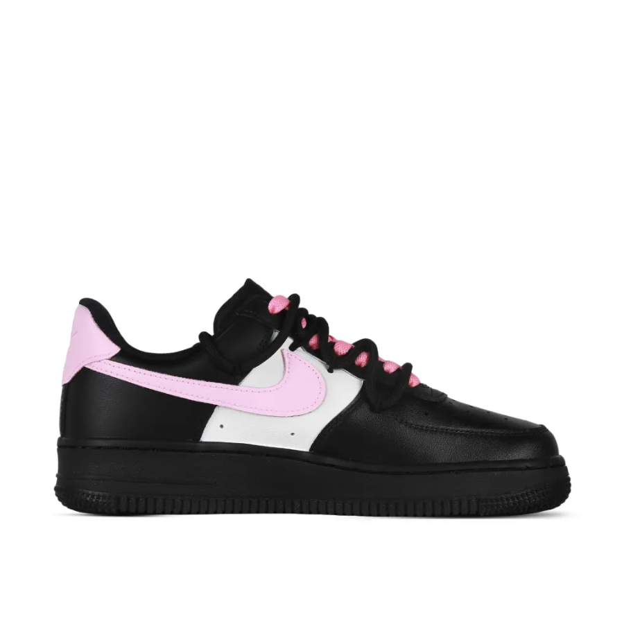 Custom Air Force 1 Low Black Pink Shadow White