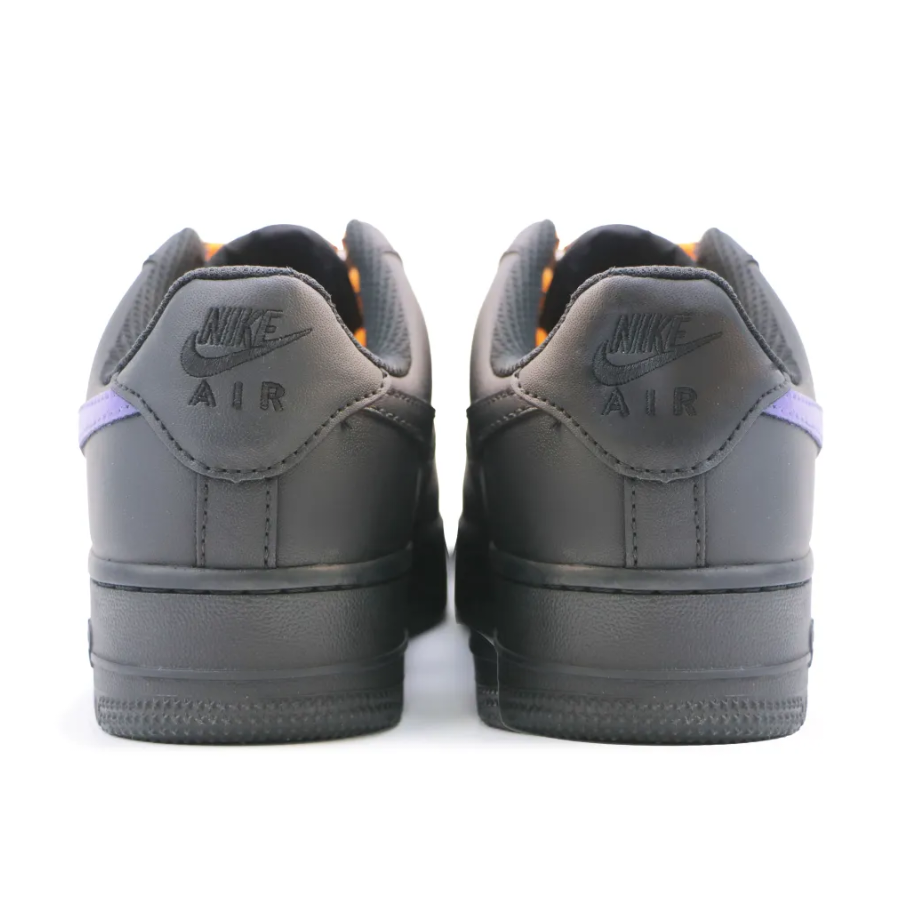 Custom Air Force 1 Low Orange Purple Black Ghost