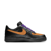 Custom Air Force 1 Low Orange Purple Spider Web