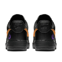 Custom Air Force 1 Low Orange Purple Spider Web