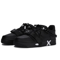 Custom Air Force 1 Low Black Stripe White Cross