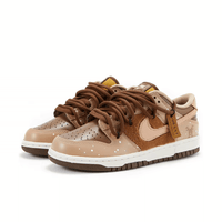 Custom Dunk Christmas Khaki Elk Theme